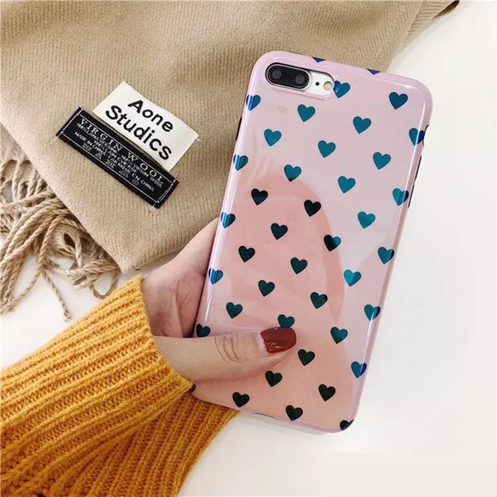 iPhone XR/XS/Max/8/+❤️️chic heart phone case - Picture 4 of 7